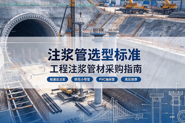 龙山注浆管选型标准